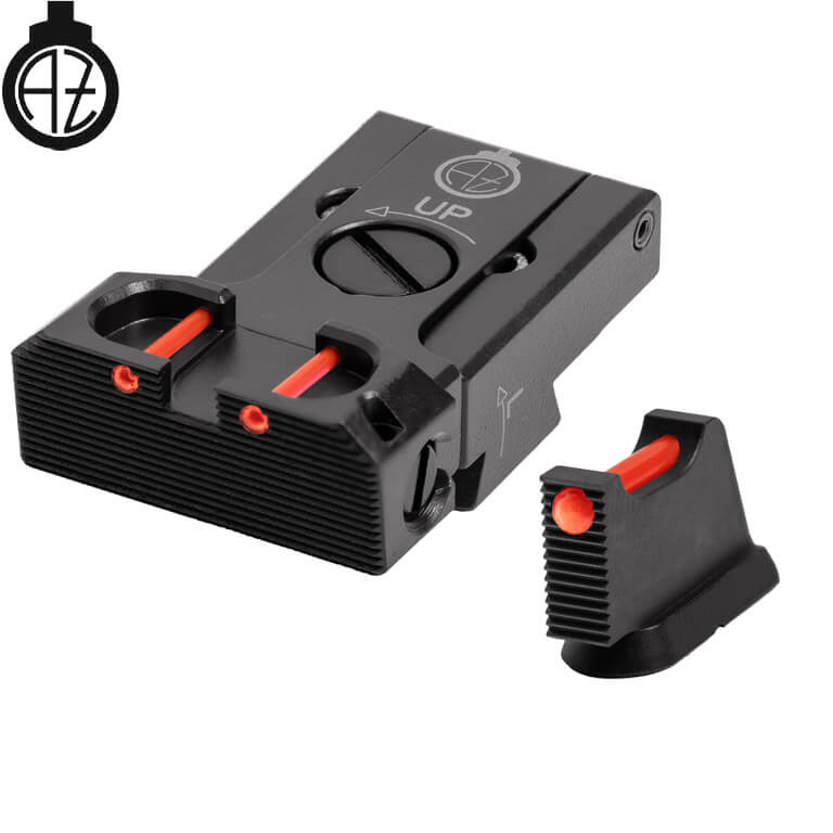 CZ 75B, CZ P-01, CZ 75 SP-01 állítható irányzékok száloptikával | type B Zendl
