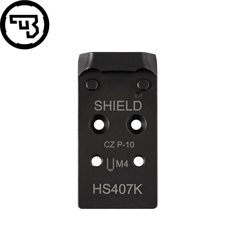 CZ P-10 optics ready adapterlemez | Shield RMSc & Holosun K-series footprint