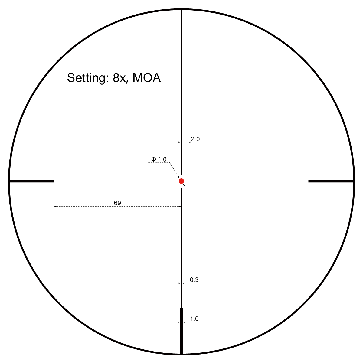 Vector Optics Forester 1-8x24 SFP puskatávcső