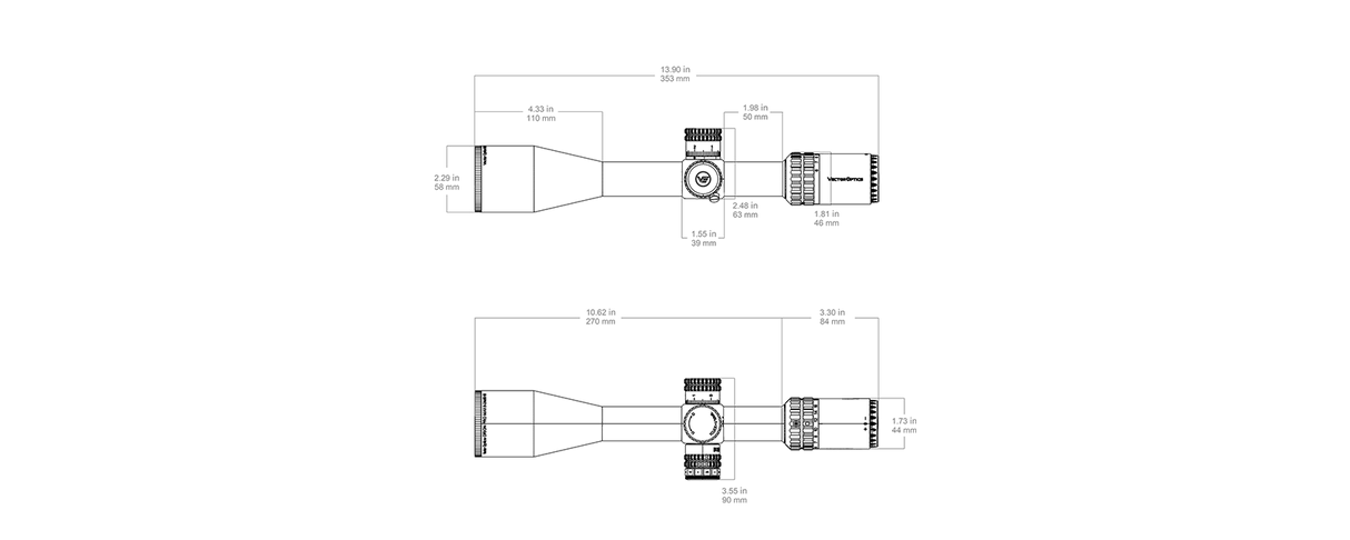 Vector Optics Orion Pro Max 6-24x50 MIL HD FFP céltávcső