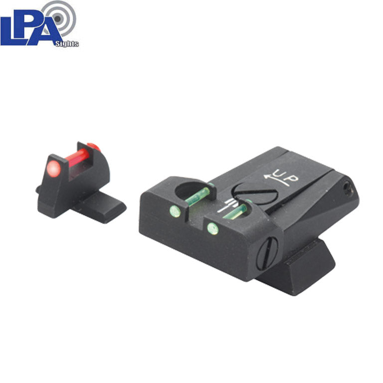 HK USP 40 S&W, USP 45, P8 állítható irányzék készlet száloptikával LPA