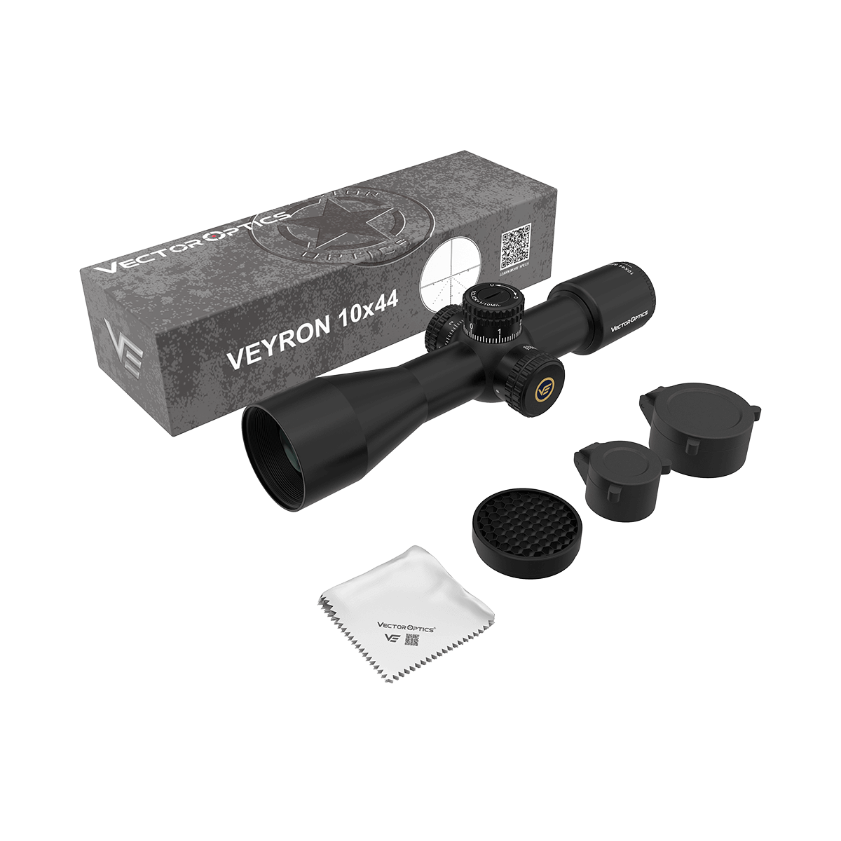 Vector Optics Veyron 10x44 SFP kompakt puskacsőtávcső