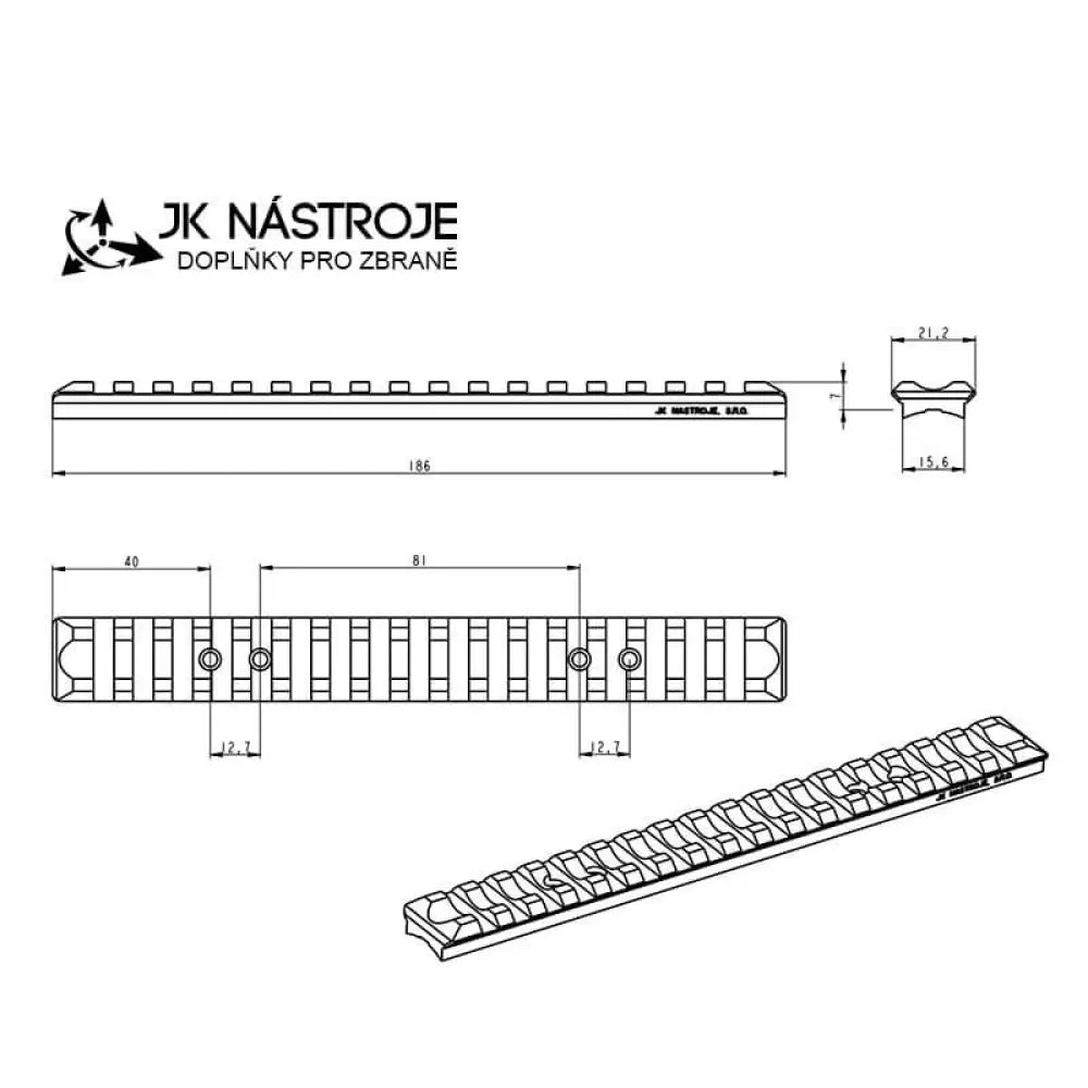 Browning Bar Picatinny sín JK-N