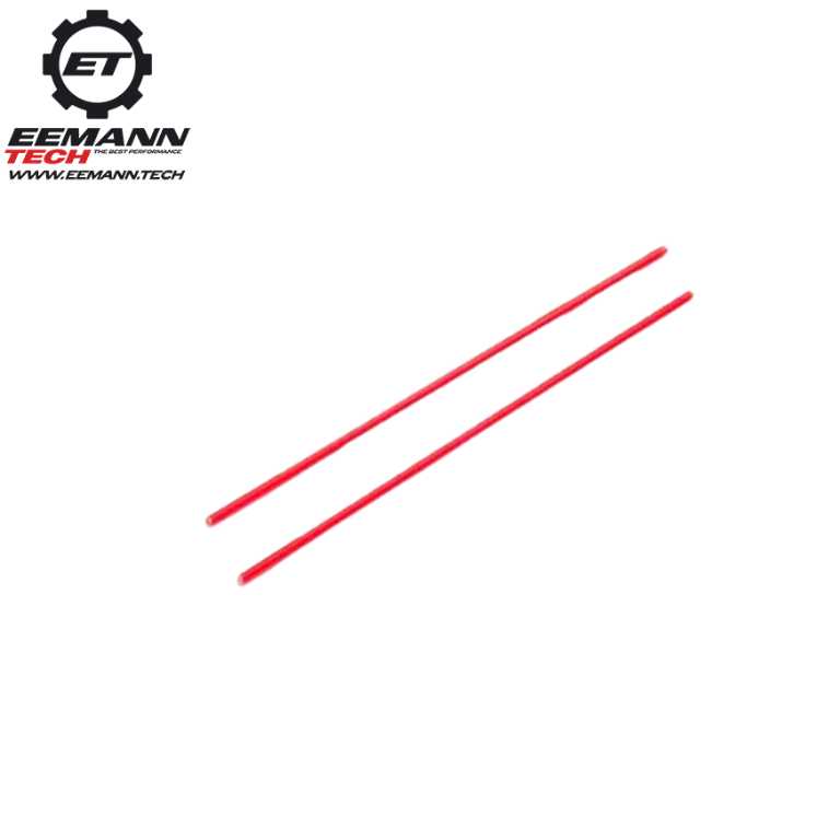 Száloptikás cserepálca | 2 db - Piros 1.0 mm
