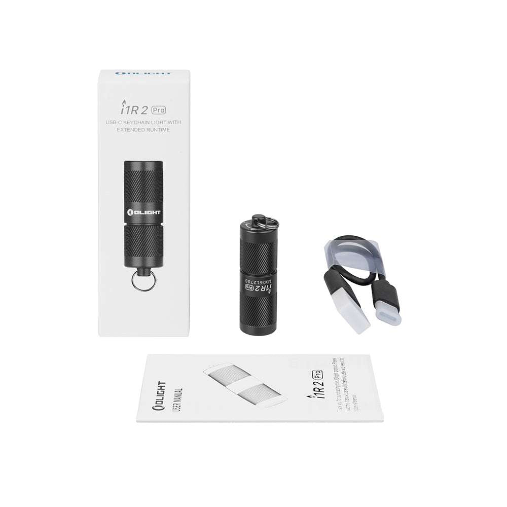 Olight i1R 2 Pro | újratölthető kulcscsomó lámpa | 180 lm - Fekete