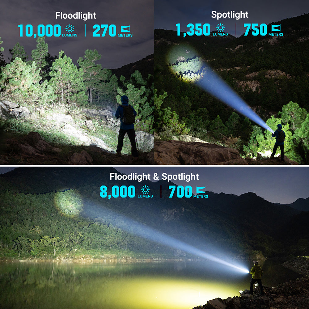 Olight Marauder 2 Mini | nagy teljesítményű újratölthető lámpa | 10.000 lm