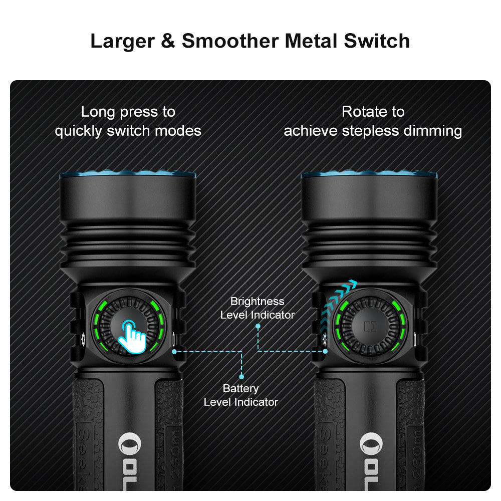 Olight Seeker 4 Pro | nagy teljesítményű lámpa | 4.600 lm
