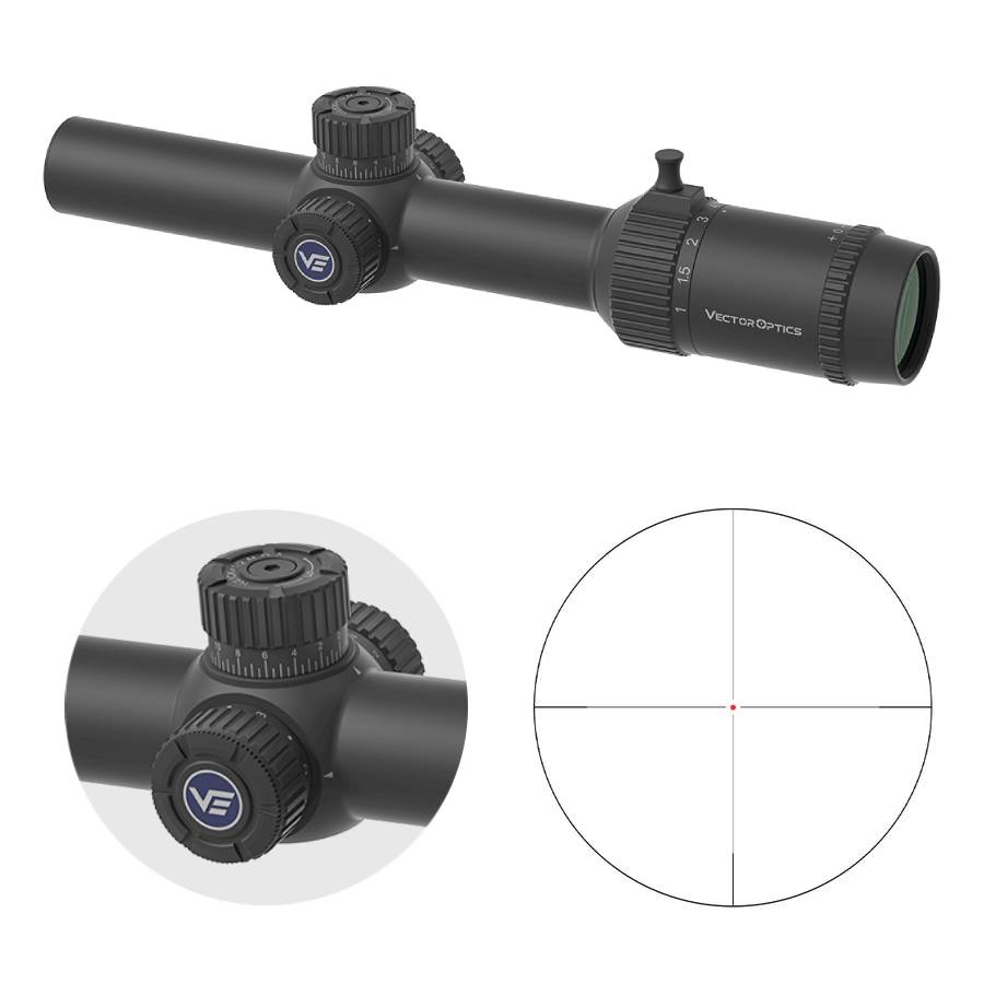Vector Optics Forester 1-8x24 Fiber SFP céltávcső
