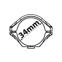 34 mm Picatinny távcső szerelékek