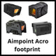 Vöröspontos irányzékok Aimpoint Acro footprinttel