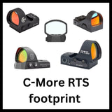 Vöröspontos irányzékok C-More RTS footprinttel