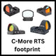 Vöröspontos irányzékok C-More RTS footprinttel