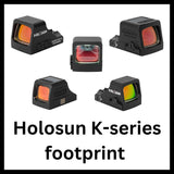 Vöröspontos irányzékok Holosun K-series footprinttel