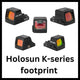 Vöröspontos irányzékok Holosun K-series footprinttel
