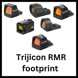 Red dots Trijicon RMR lábnyommal