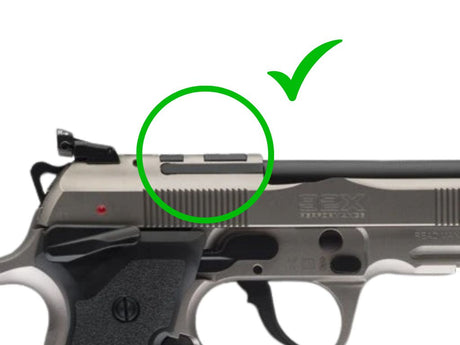 Beretta [92X 92XI 92 GTS 92X RDO M9A4] adapterlemez | Trijicon RMR footprint