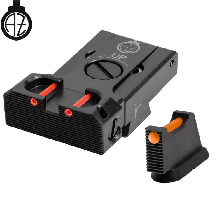 CZ 75B, CZ P-01, CZ 75 SP-01 állítható irányzékok száloptikával | type B Zendl