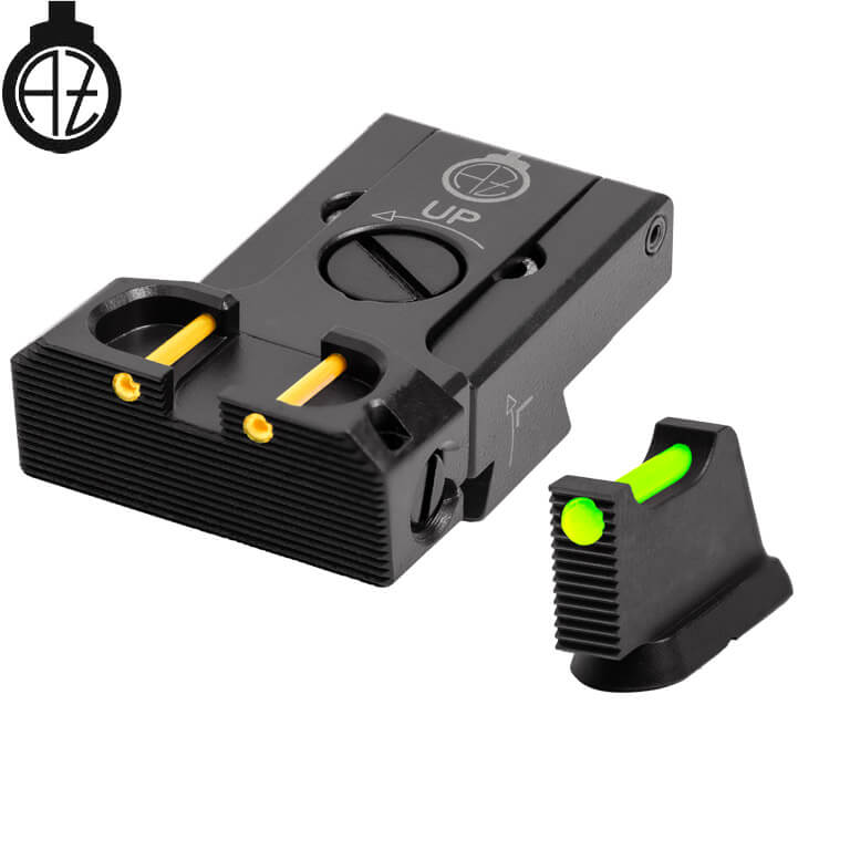 CZ 75B, CZ P-01, CZ 75 SP-01 állítható irányzékok száloptikával | type B Zendl