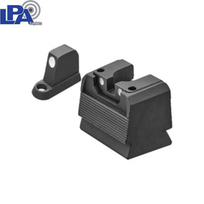CZ P-10 Optics Ready félig állítható irányzékok | fehér pontokkal