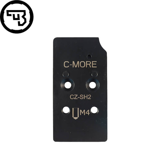 CZ Shadow 2 Optics Ready adapterlemez | C-More RTS footprint