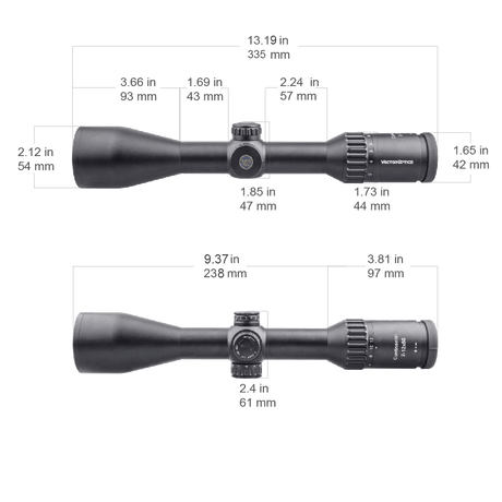 Vector Optics Continental 2-12x50 SFP puskatávcső
