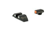 Glock 42, Glock 43, Glock 43X éjszakai irányzékok tríciummal Night Fision