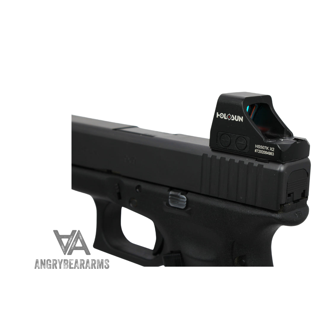 Glock [G17, G19, G26 & mások] vöröspontos szerelék | Holosun K-series footprint