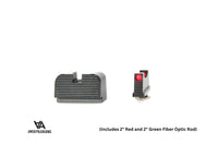 Co-witness irányzékok for Glock MOS [G17 MOS, G19 MOS, & other] | fiber optic 