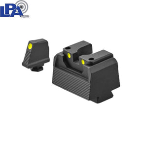 Magas félig állítható irányzékok Glock MOS [G17 MOS G19 MOS & other] | lumineszkáló pontokkal
