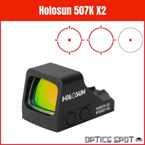 Holosun pisztolyoptika K-sorozatú lábnyommal