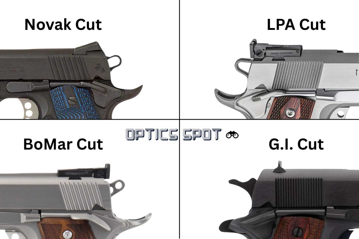 1911 [Novak Cut] red dot mount | Shield RMSc footprint