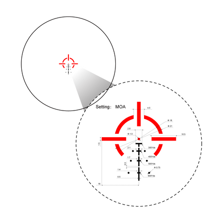 Vector Optics Paragon 4x24 ultra kompakt prizmás puskacsőtávcső