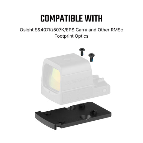 Footprint adapter | Trijicon RMR-ről Shield RMSc & K-series footprintra