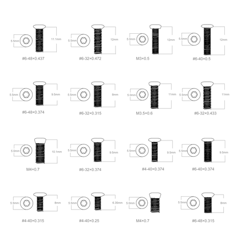 Csavarkészlet Vector Optics