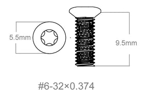 Csavarkészlet 3db | 6-32x0.374’’ [T10]