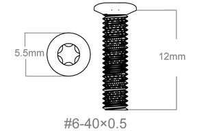 Csavarkészlet 3db | 6-40x0.5’’ [T10]
