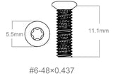 Csavarkészlet 3db | 6-48x0.437’’ [T10]