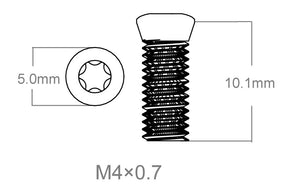 Csavarkészlet 3db | M4x0.7 [T10]