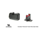 Sig Sauer P220 P226 P229 P320 & P365 Optics Ready magas sport irányzékok száloptikával