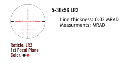 Sightmark Presidio 5-30x56 LR2 FFP céltávcső