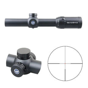 Vector Optics Constantine 1-10x24 Fiber Center Dot céltávcső Vector Optics