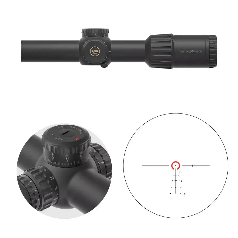 Vector Optics TAURON 1-6x24 SFP puskatávcső Vector Optics