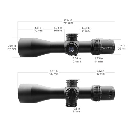 Vector Optics Veyron 3-12x44 FFP kompakt céltávcső