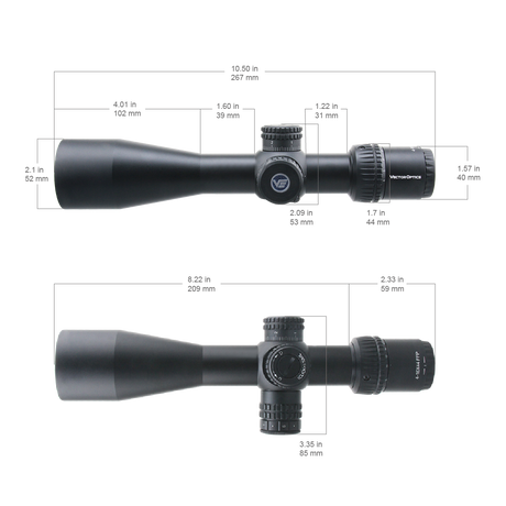 Vector Optics Veyron 4-16x44 IR First Focal Plane Illuminated céltávcső