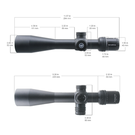 Vector Optics Veyron 6-24x44 IR First Focal Plane megvilágított puskacső