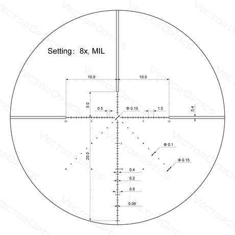 Vector Optics Veyron 2-8x32IR kompakt puskacső