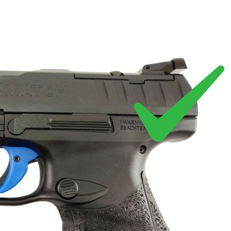 Walther PPQ [Q4 & Q5] adapterlemez | Trijicon RMR footprint