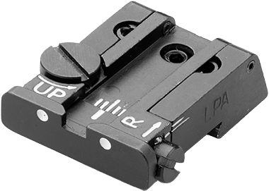 CZ P-10 teljesen állítható hátsó irányzék | fehér pontok