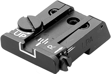 CZ P-10 teljesen állítható hátsó irányzék | fehér vonalak