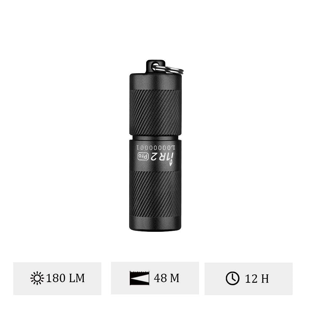 Olight i1R 2 Pro | újratölthető kulcscsomó lámpa | 180 lm - Fekete